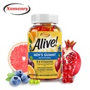 Alive! Men's Gummy Multivitamin - Daily Supplements, Support Energy Metabolism