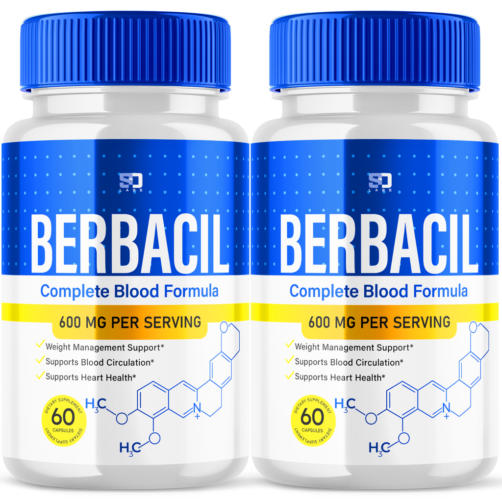 Berbacil Capsules - Promotes balanced blood sugar and pressure (2 Pack)