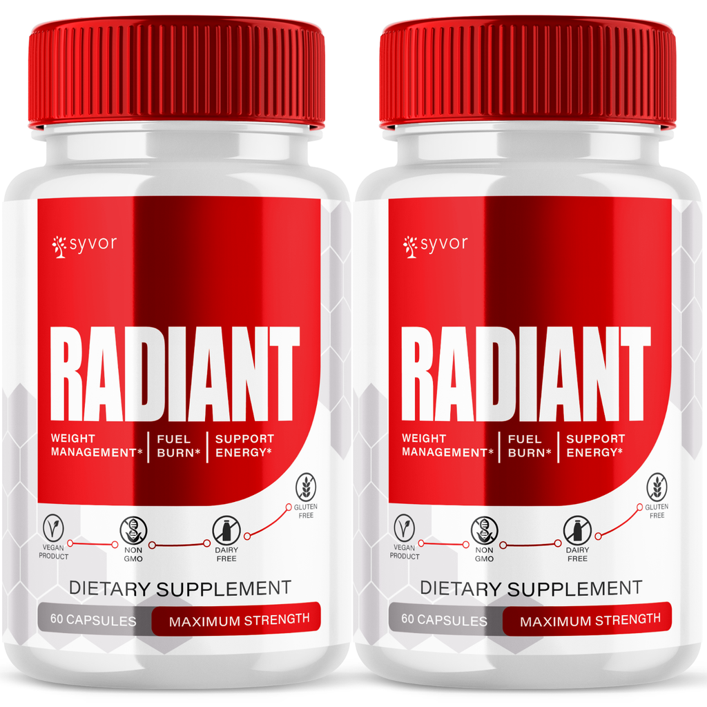 Radiant Advanced Formula Vitamin Natural Health & Wellness Supplement 120 Pills