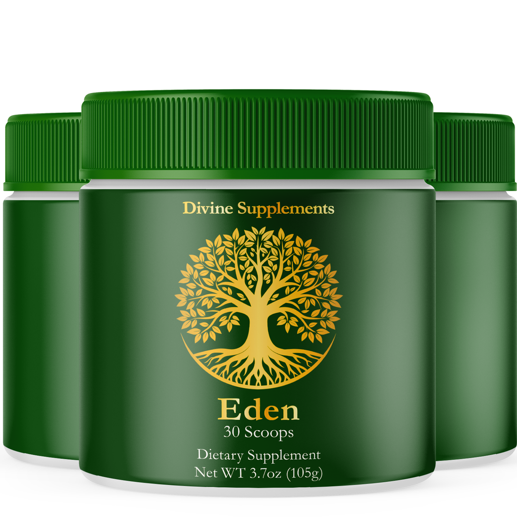 Eden Powder Supplement Advanced Formula Gut Health & Fitness Support (3 Pack)