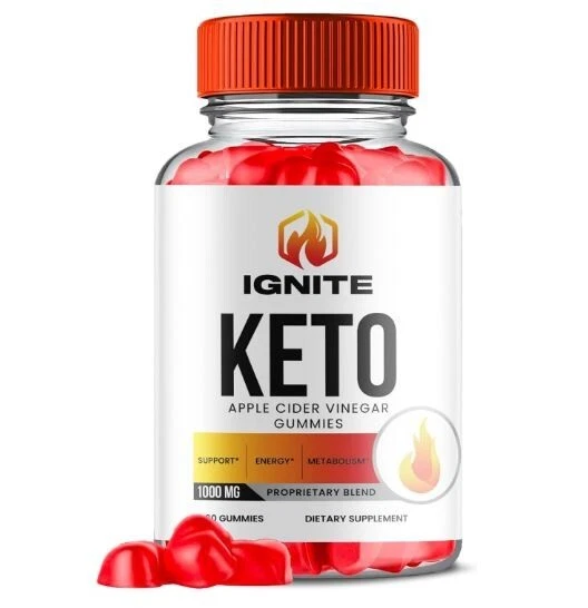 Ignite Keto ACV Gummies - Apple Cider Vinegar Gummies Weight Loss 60 Count