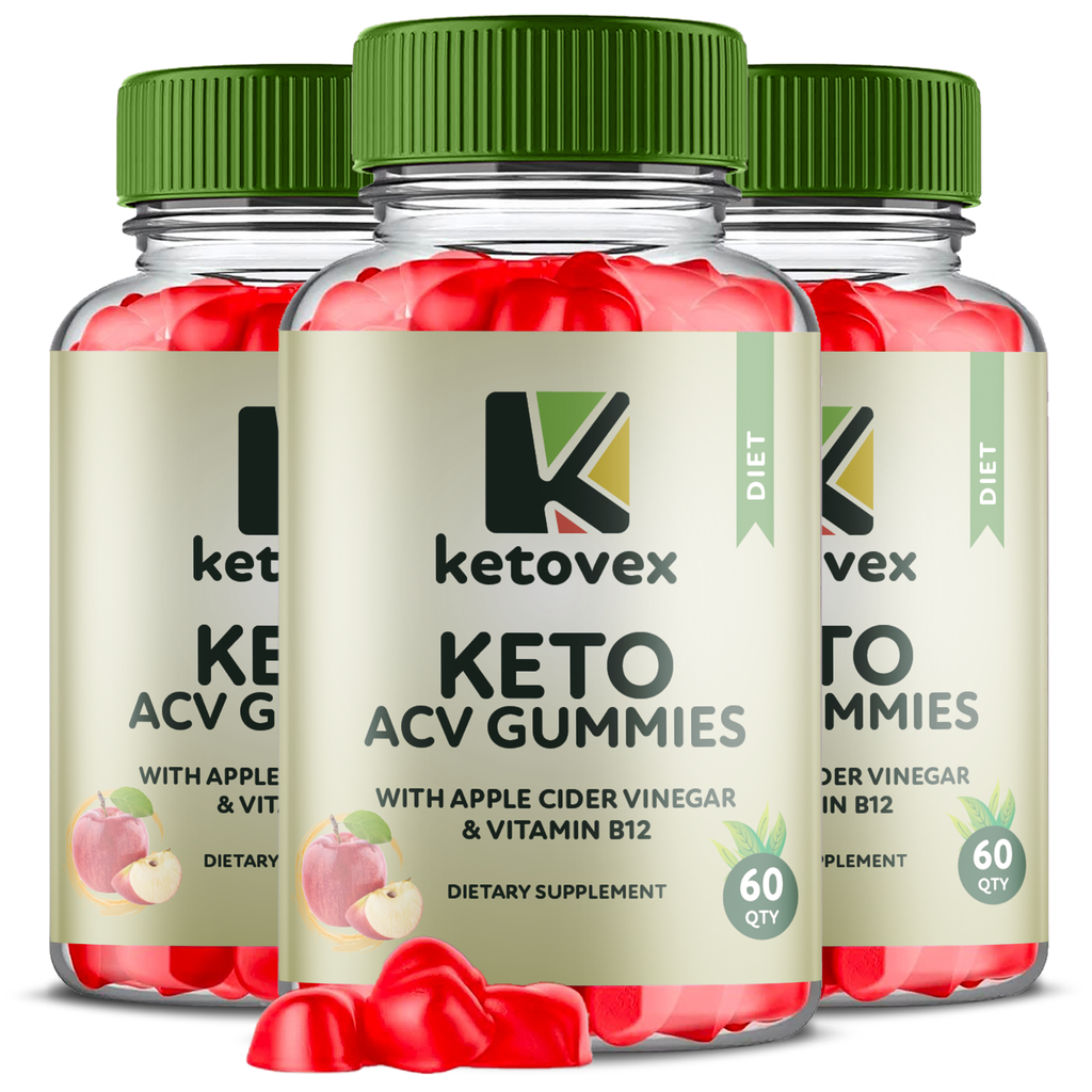 (3 Pack) Ketovex Keto ACV Gummies, Keto Vex ACV for Weight Loss (180 Gummies)