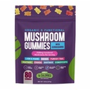 Natural Mushroom Supplement Gummies Ashwagandha Shiitake 80 Counts FruitFlavor