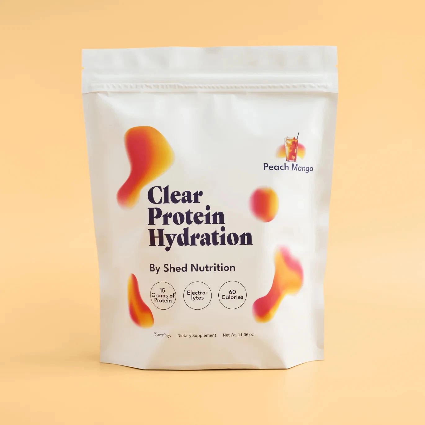 SHED Clear Protein Hydration - 30 Day Supply - Full Flavor - EXP 12/2026