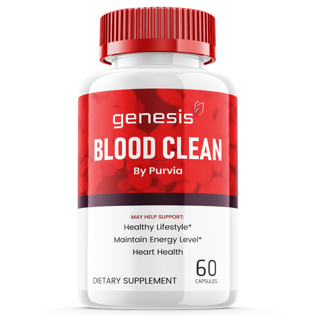 Genesis Blood Clean Capsules Advanced Strength Formula Maximum Overall Wellness