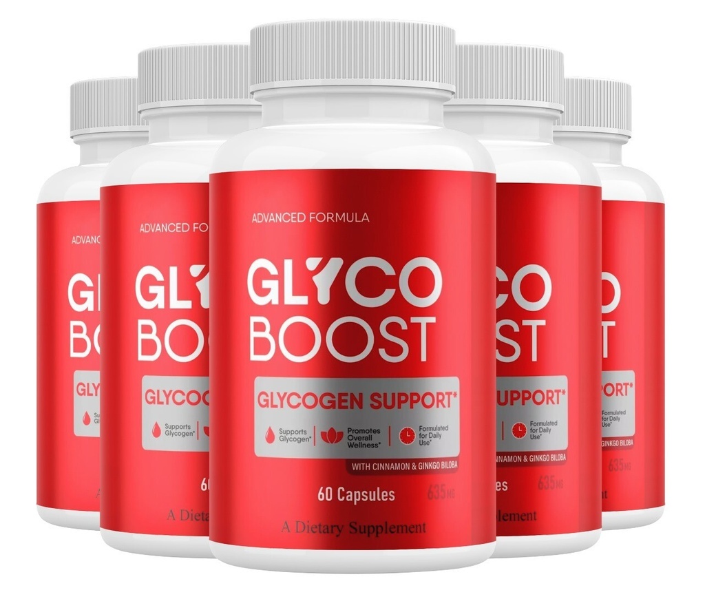 (5 Pack) Glyco Boost Advanced Formula Supplement GlycoBoost Pills