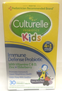 Culturelle Kids Immune Defense Probiotic Elderberry Vitamin C and Zinc 30ct