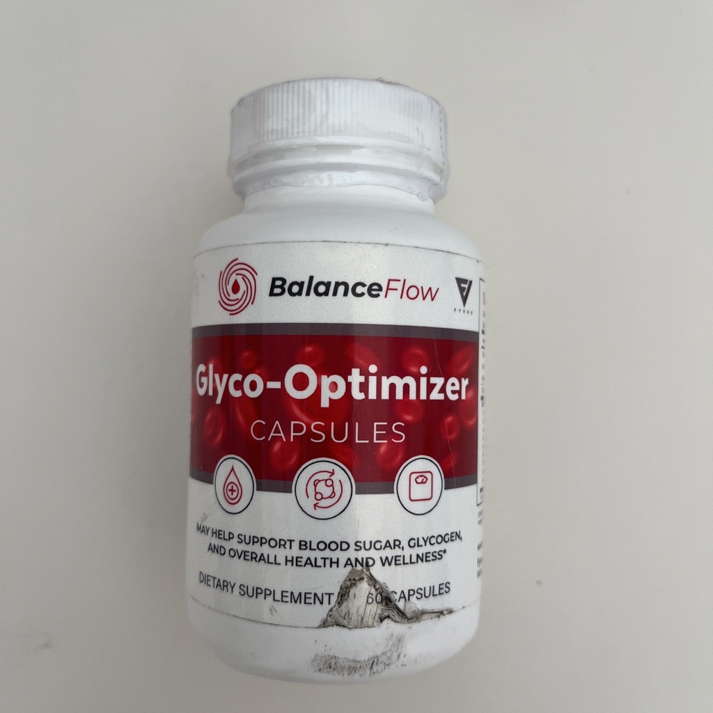 Balance Flow Glyco Optimizer BalanceFlow Glycogen Supplement 60 Caps Exp. 12/27