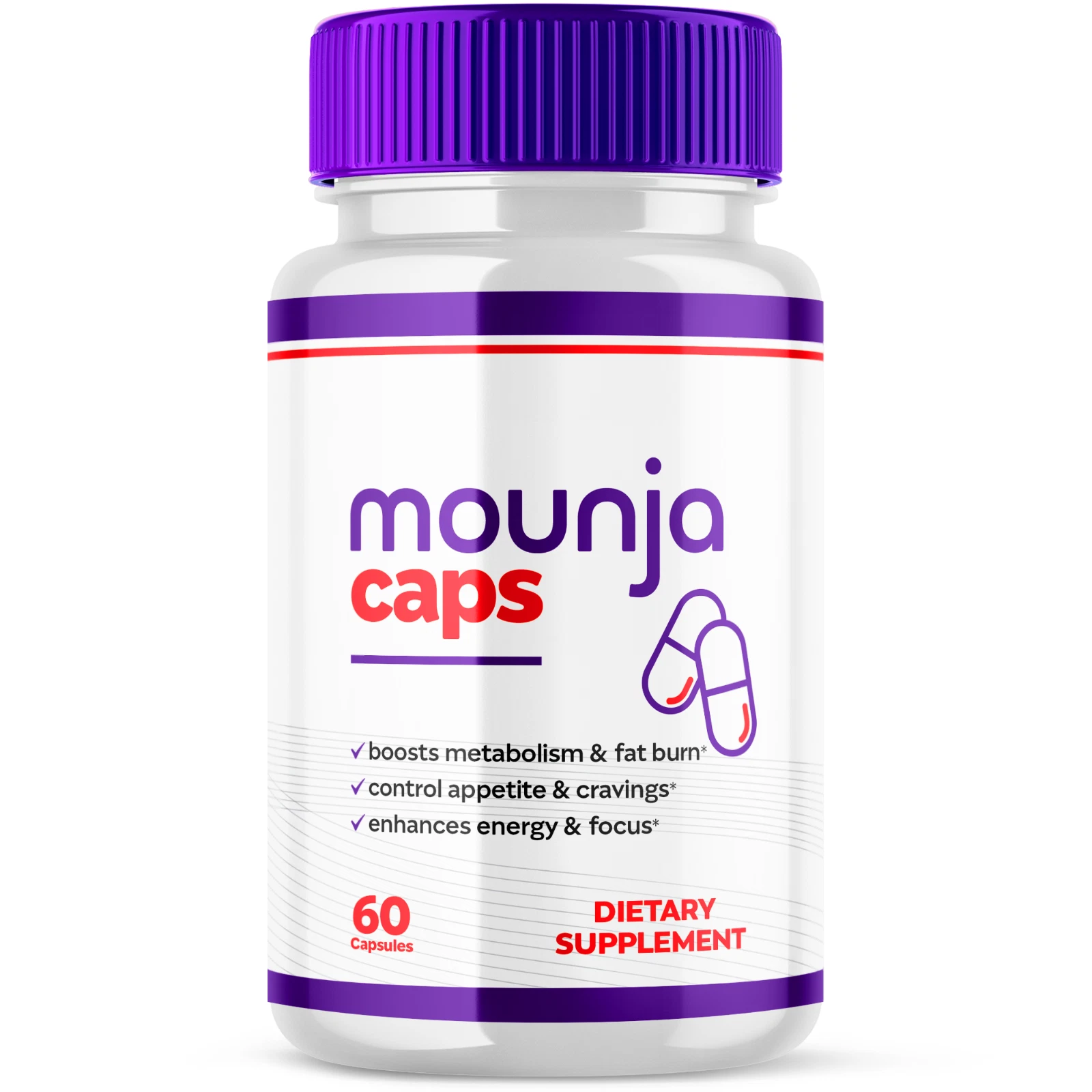 Mounja Caps Advanced Vitamin Formula Fitness Support Daily Wellness 60 Capsules