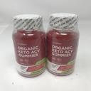 Lot 2 UNITS- Organic Keto Acv Gummies for Advanced Weight Loss & Belly Fat Burn