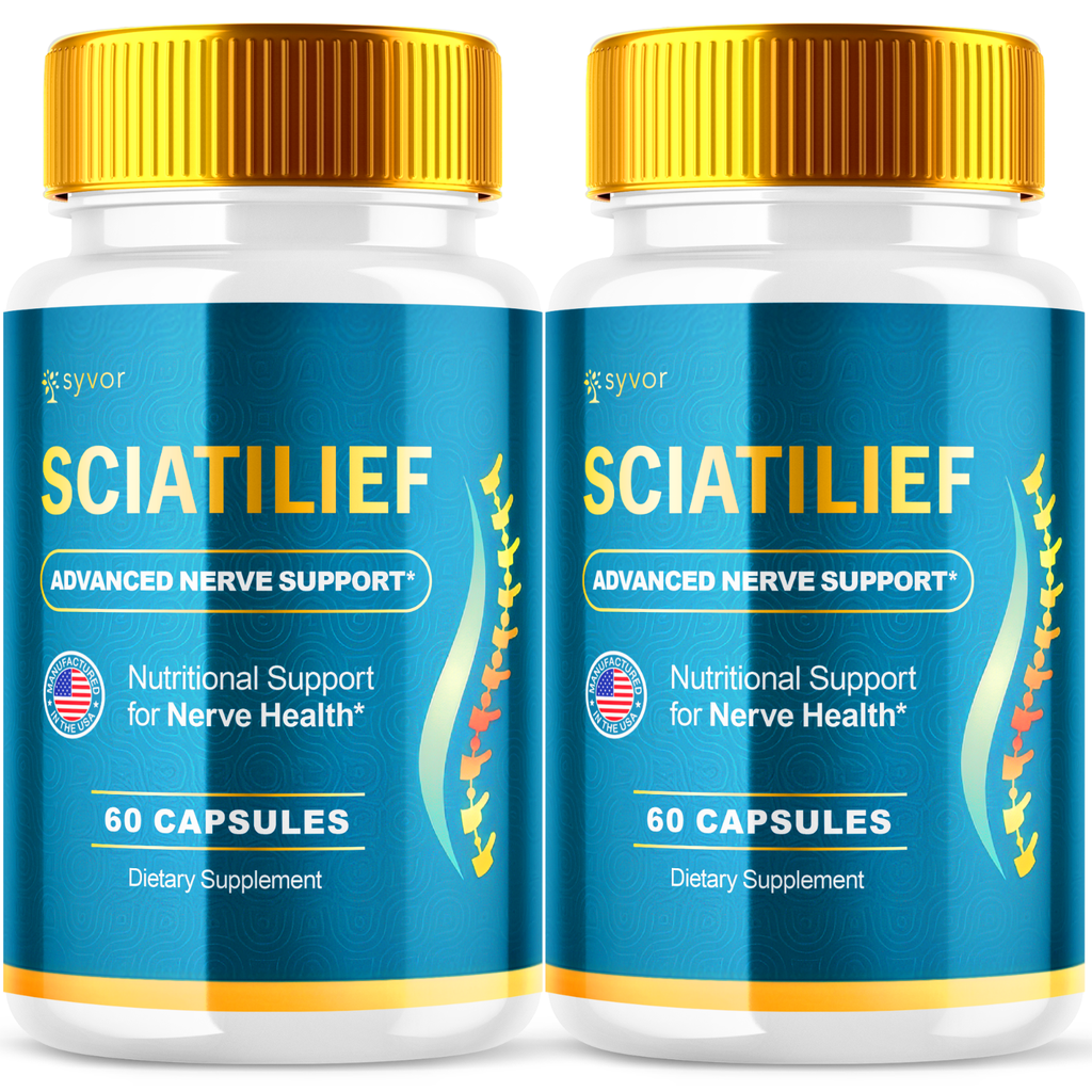 Sciatilief Advanced Nerve Support Formula Maximum Strength Vitamin 120 Capsules