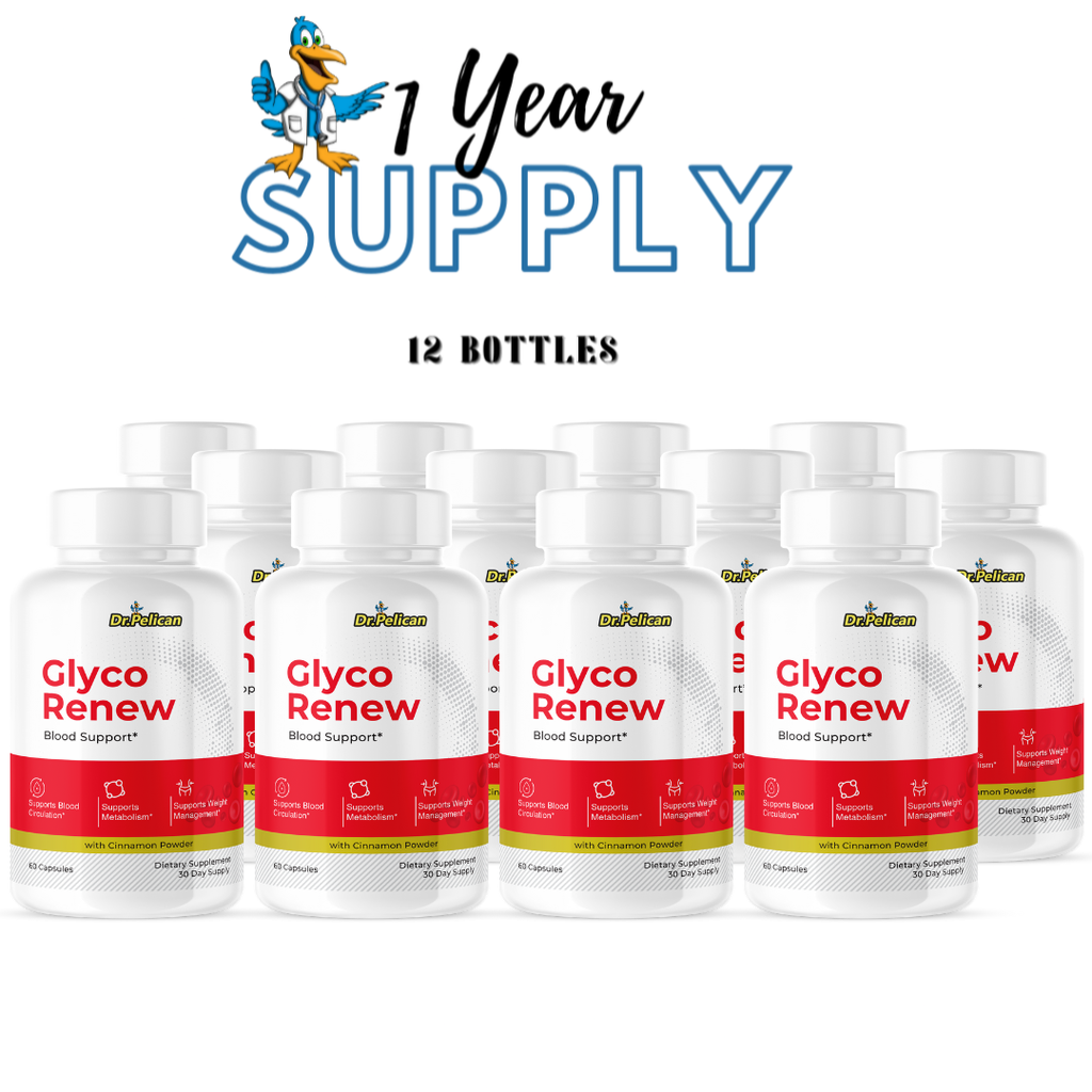 Glyco Renew- Blood Support- 12 Bottles- 720 Capsules
