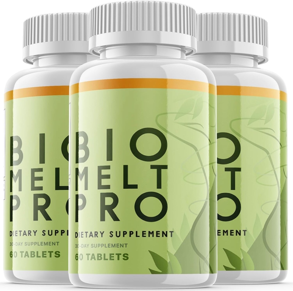(3 Pack) Bio Melt Pro Keto Capsules - Support Weight Loss, Fat Burn - 180 Pills