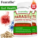 Parasite Cleanse & Detox 120 Capsules - Supports gut health, balanced immunity