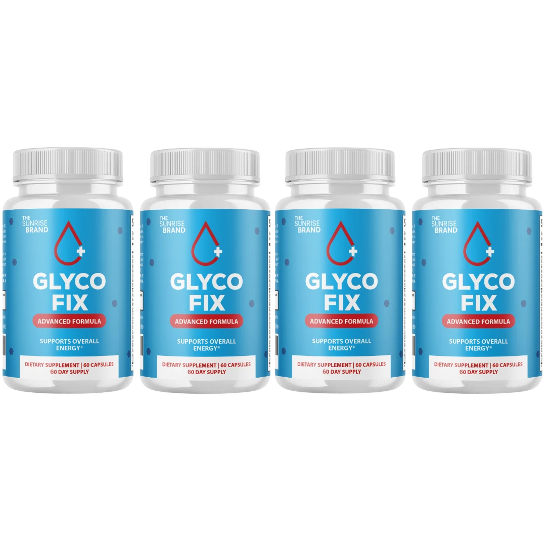 Glyco Fix - Blood Sugar Supplement, Healthy Blood Sugar Support - 4 Bottles