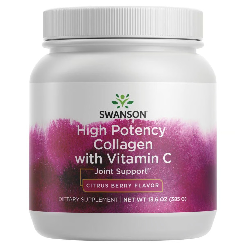 Swanson Joint Health Drink Mix w/ Fortigel - Natural Citrus Berry 13.6 oz Powder