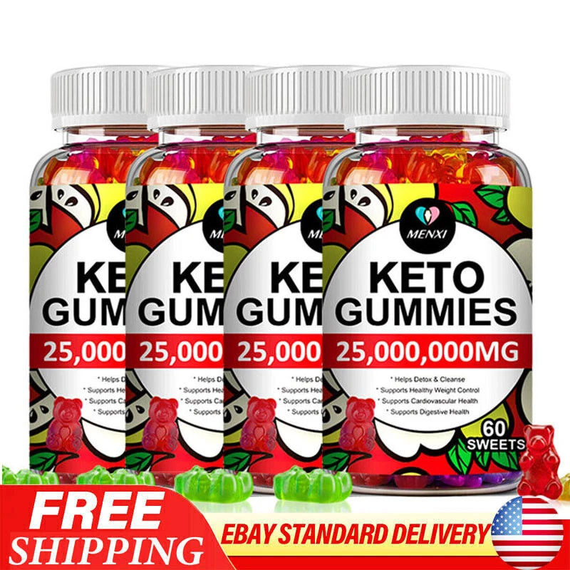 Keto Gummies for Weight & Fat Loss, Belly Fat Burner -60 High Strength ACV Gummy