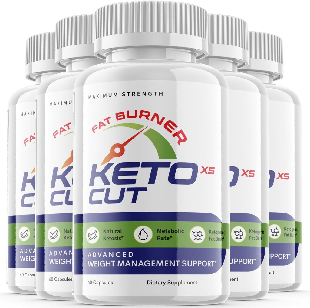 (5 Pack) Keto Cut XS Pills - Keto Cut XS Supplement For Weight Loss - 300 Pills