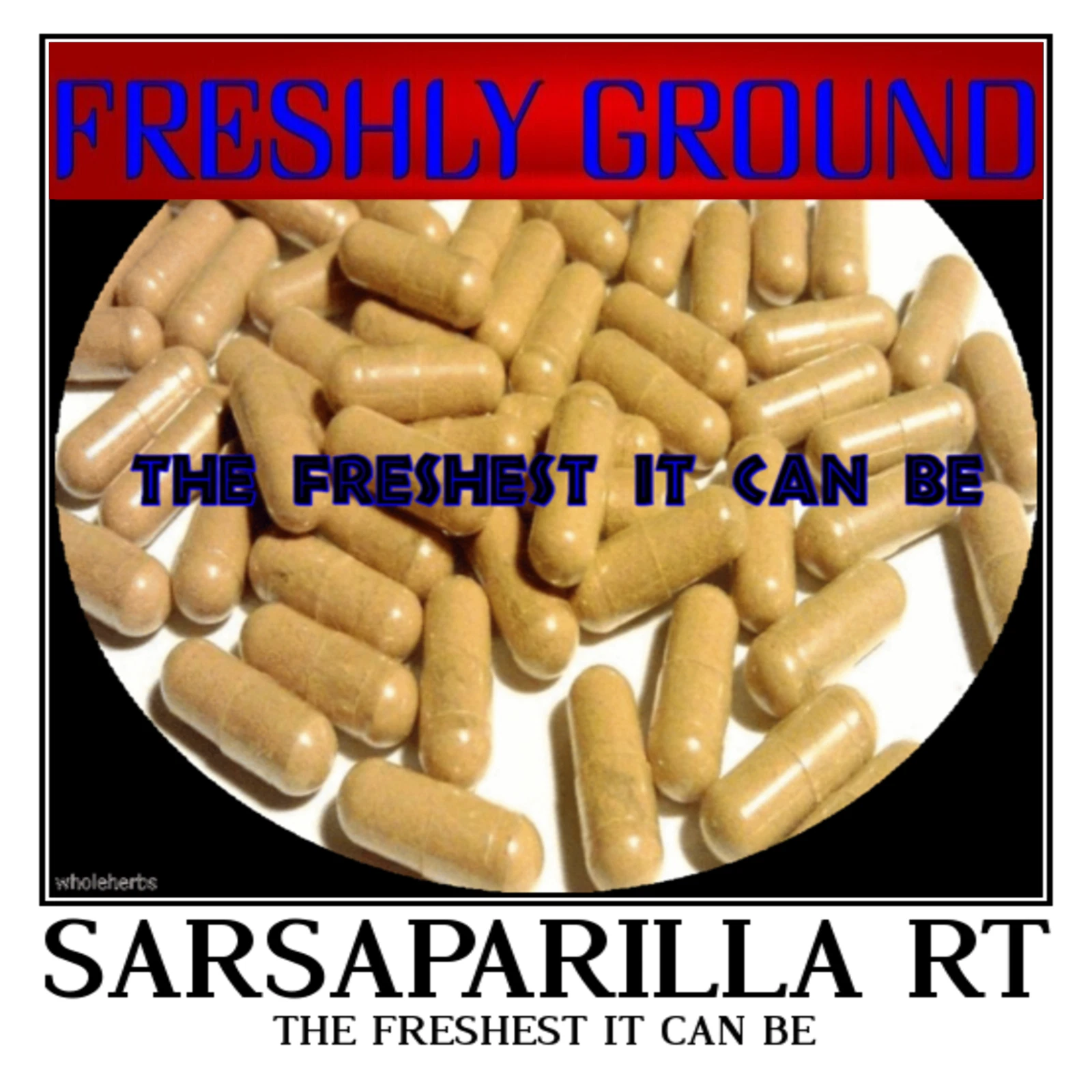 SARSAPARILLA ROOT 100% Pure Fresh Powder The Freshest It Can Be 100 V Capsules