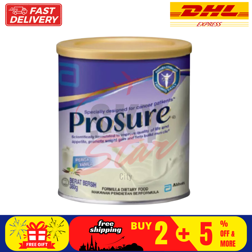 Abbott Pro Sure Milk (High Protein, Prebiotic & EPA) 380g FREE + FAST SHIPPING