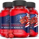 3 Pack - Longhorn Gummies - Vegan, Support Male Enhancement - 180 Gummies