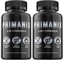 (2 Pack) Primanix Pills - Male Vitality Supplement Pills, Vegan - 120 Capsules