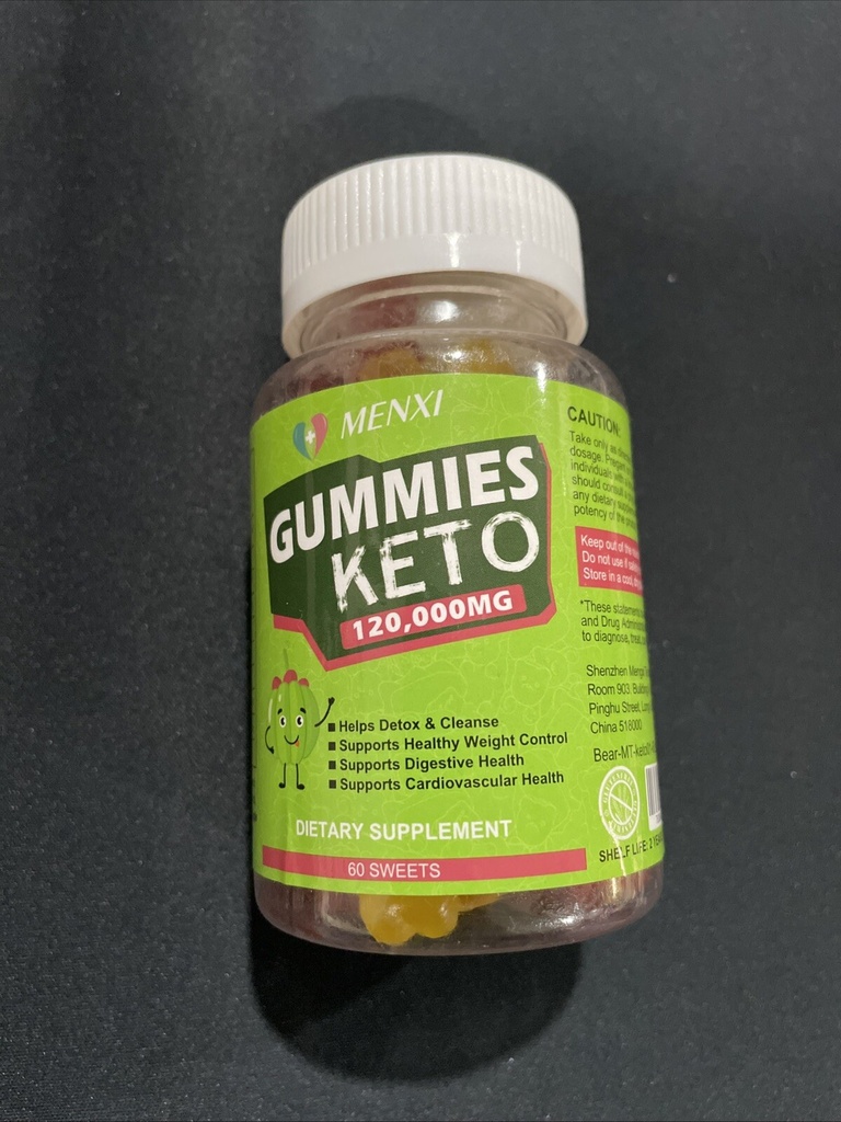 Vegan Apple Cider Vinegar Gummies Max Strength 120000mg eq. ACV Supplement Gummy