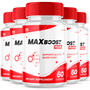 MaxBoost Plus Male Pills - Enhances Energy, Vitality & Stamina (5 Pack)