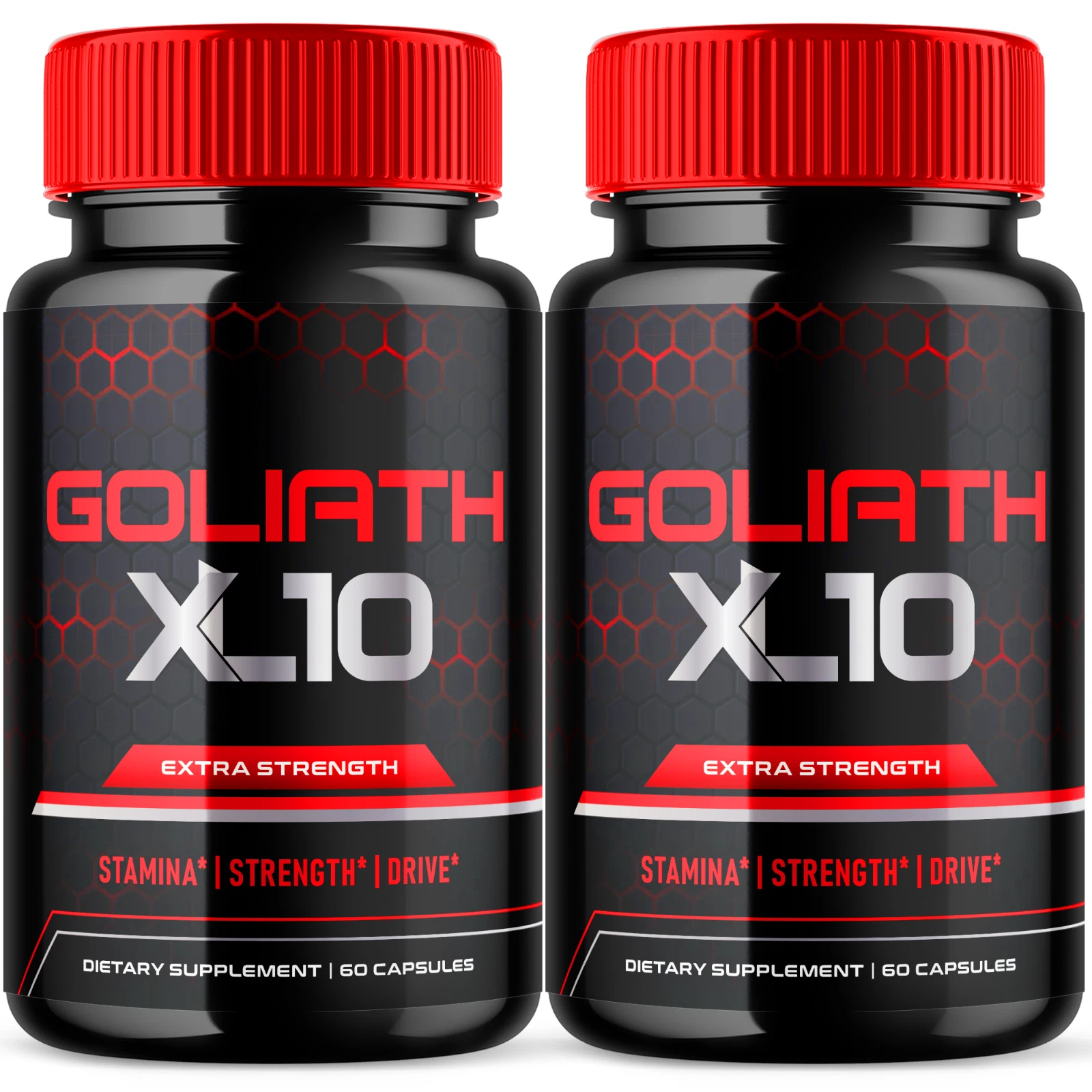 Goliath XL10 Pills For Men Advanced Vitality Support Supplement 120 Capsules