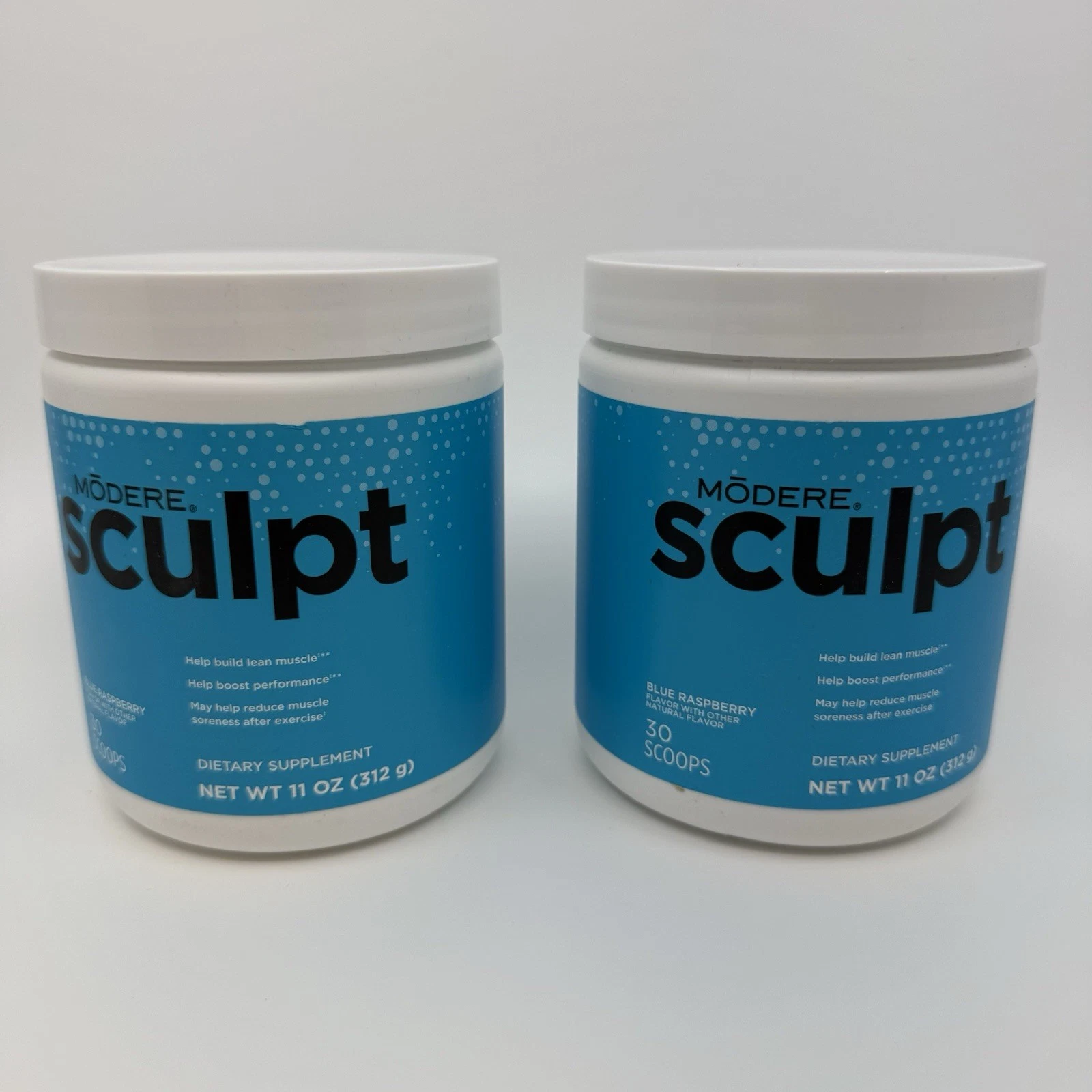 Modere Sculpt Blue Raspberry, TWO PACK, New And Sealed.