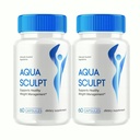2-Pack Aqua Sculpt for Advanced Weight Loss Support AquaSculpt - 120 Capsules