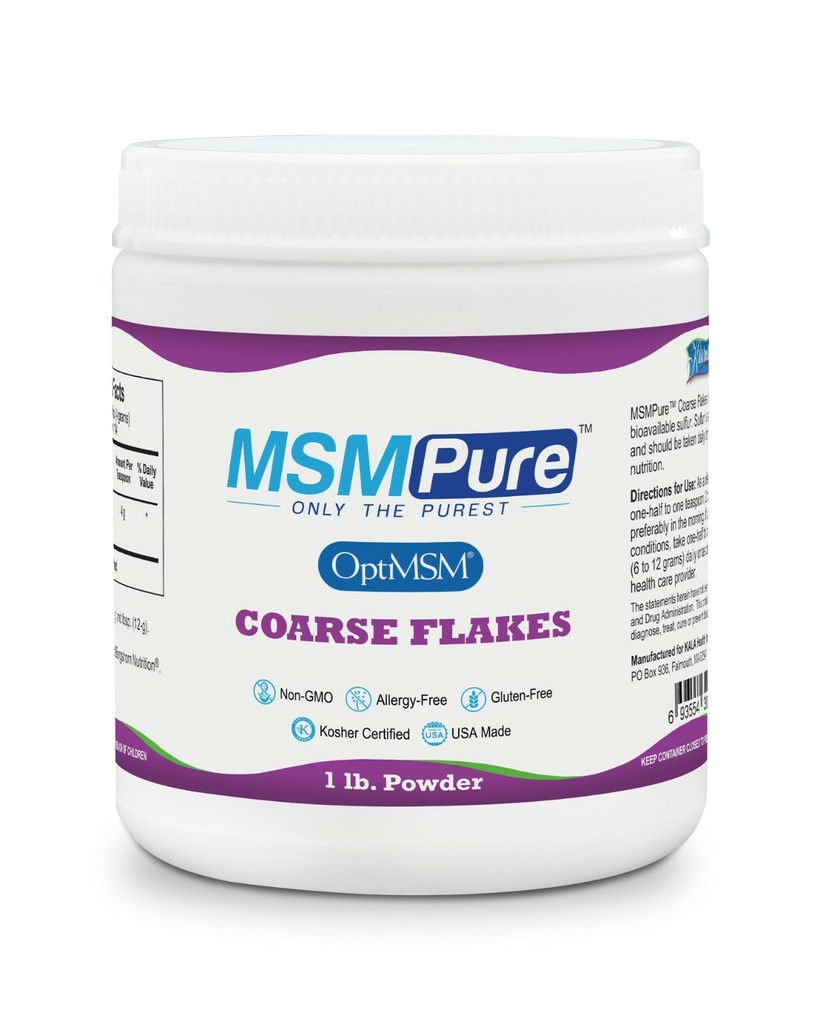 Kala Health MSMPure MSM Coarse Flakes Powder
