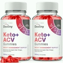 (2 Pack) Destiny Keto + ACV Weight loss Gummies to Burn Fat for Energy