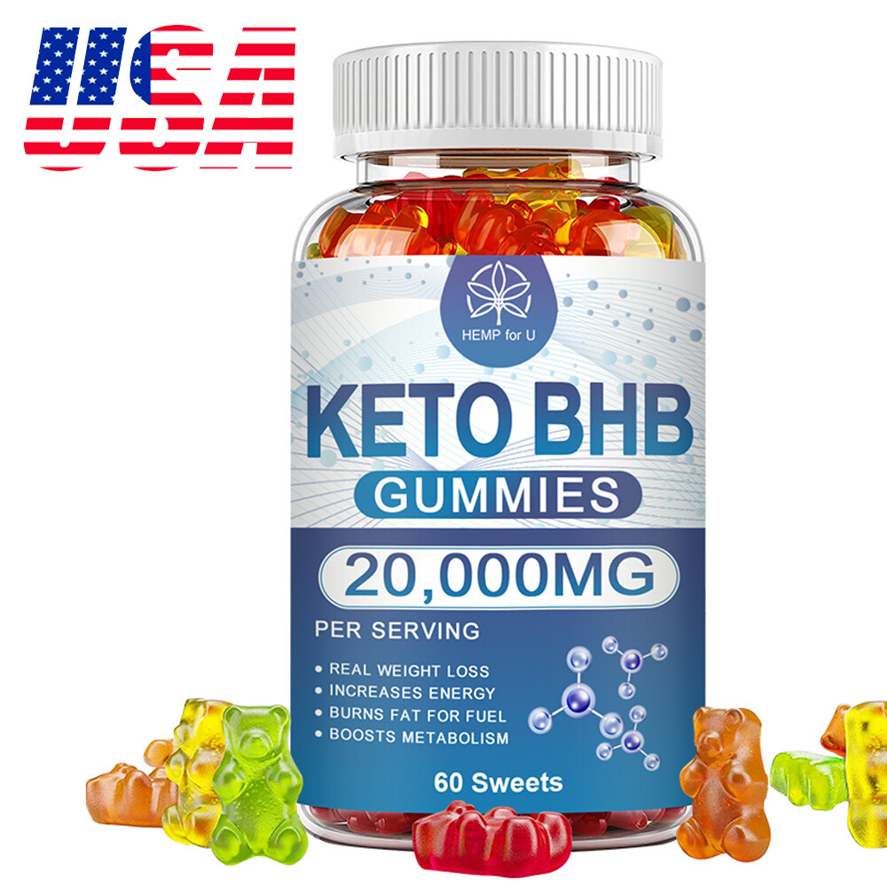 Keto BHB Diet Gummies - Fat Burner ACV Weight Loss Appetite Suppressant 20,000mg