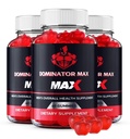(3 Pack) Dominator Max MAX Gummies Daily High Drive, Dominator Maxx MAX