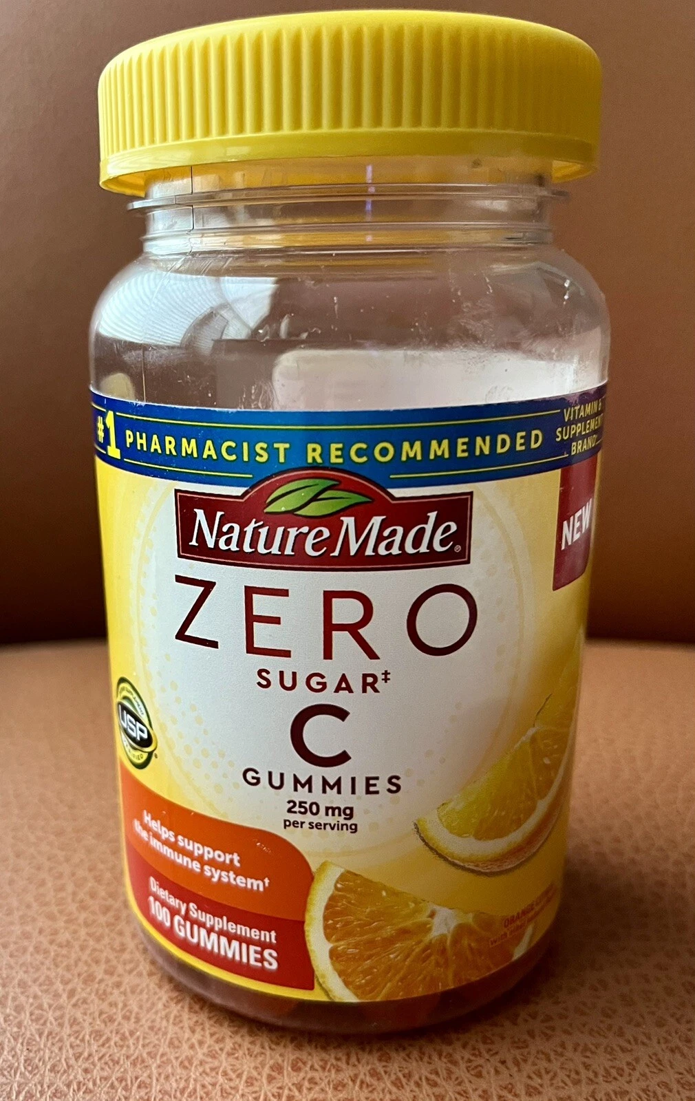 NEW Nature Made Zero Sugar C Gummies 250 MG Per Serving Supplement SEALED 2026