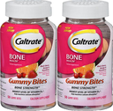 CALTRATE GUMMY BITES Calcium +D 50 ct ( 2 pack ) PHARMACY FRESH! --