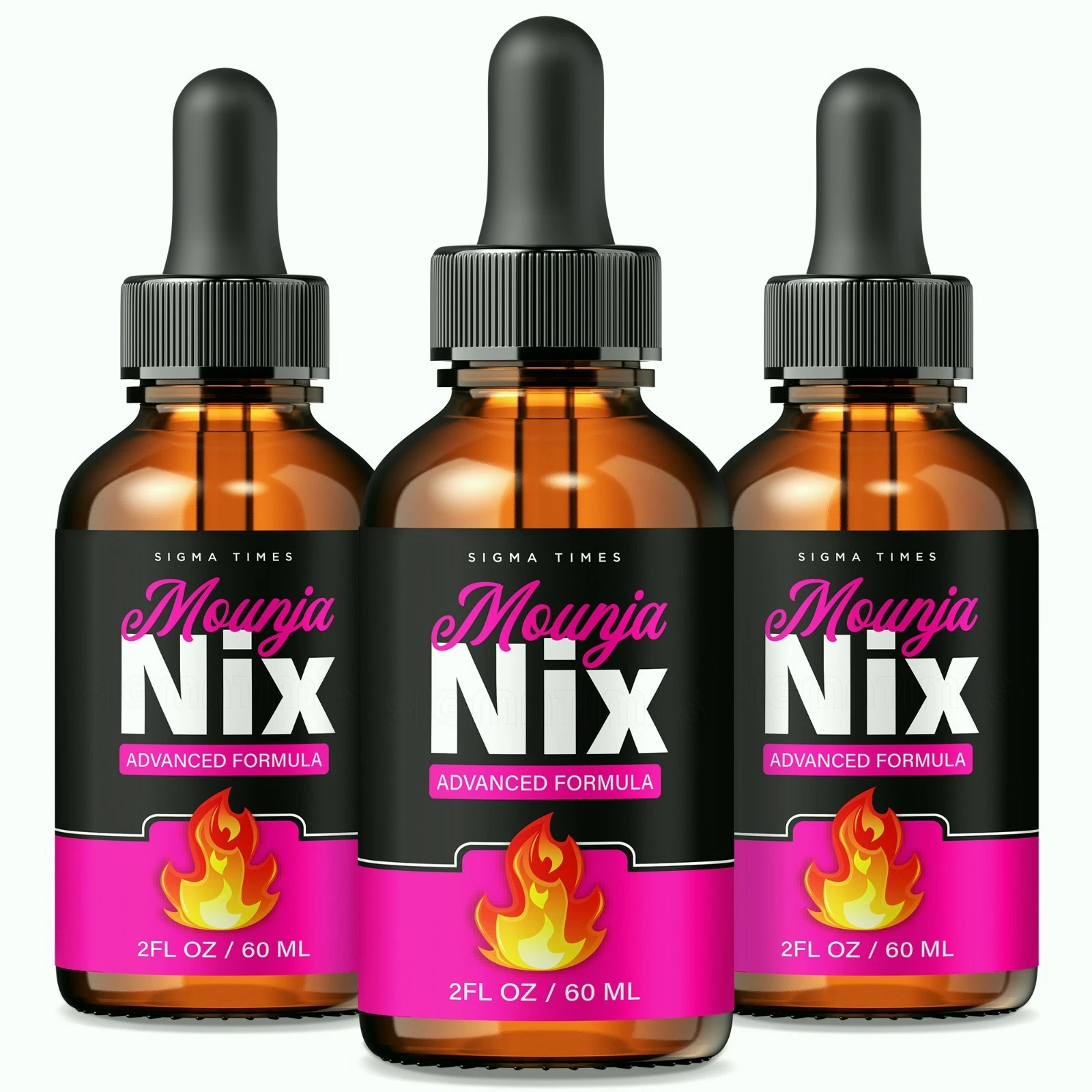 (3 Pack) Mounja Nix Weight Loss Drops, MounjaNix Advanced Fat-Burning Support