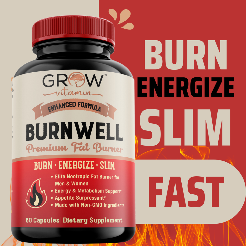 Grow Vitamin Leanfire Fat Loss & Weight Control + Energy Support
