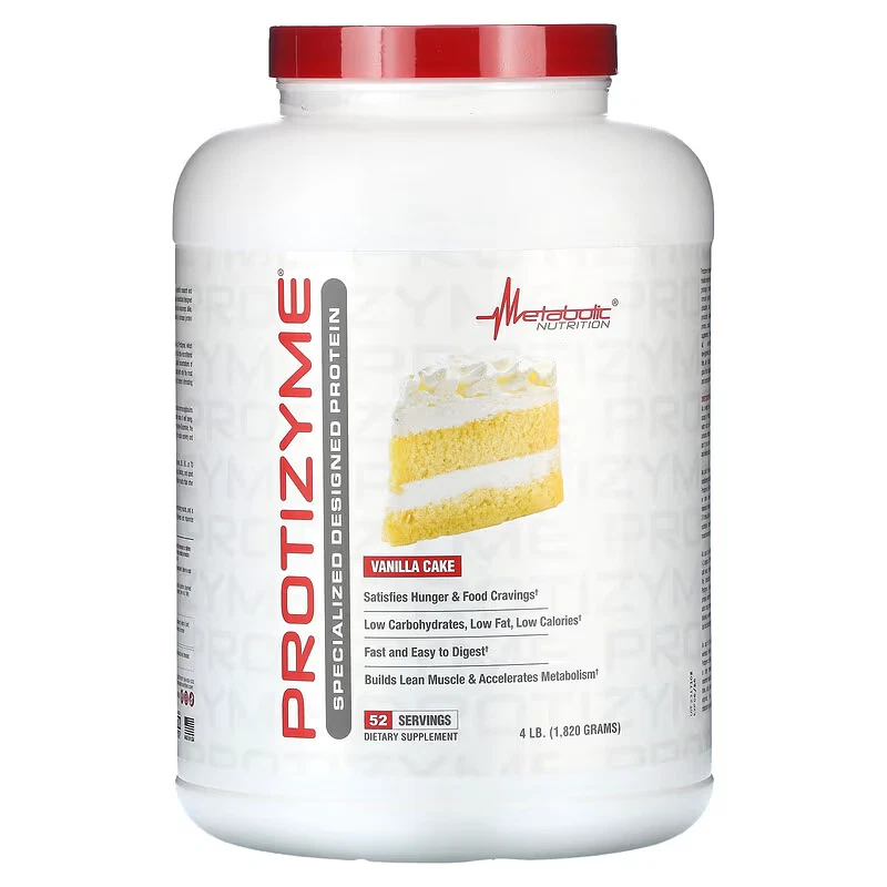 Protizyme, Specialized Designed Protein, VANILLA 4 lb (1,820 g)