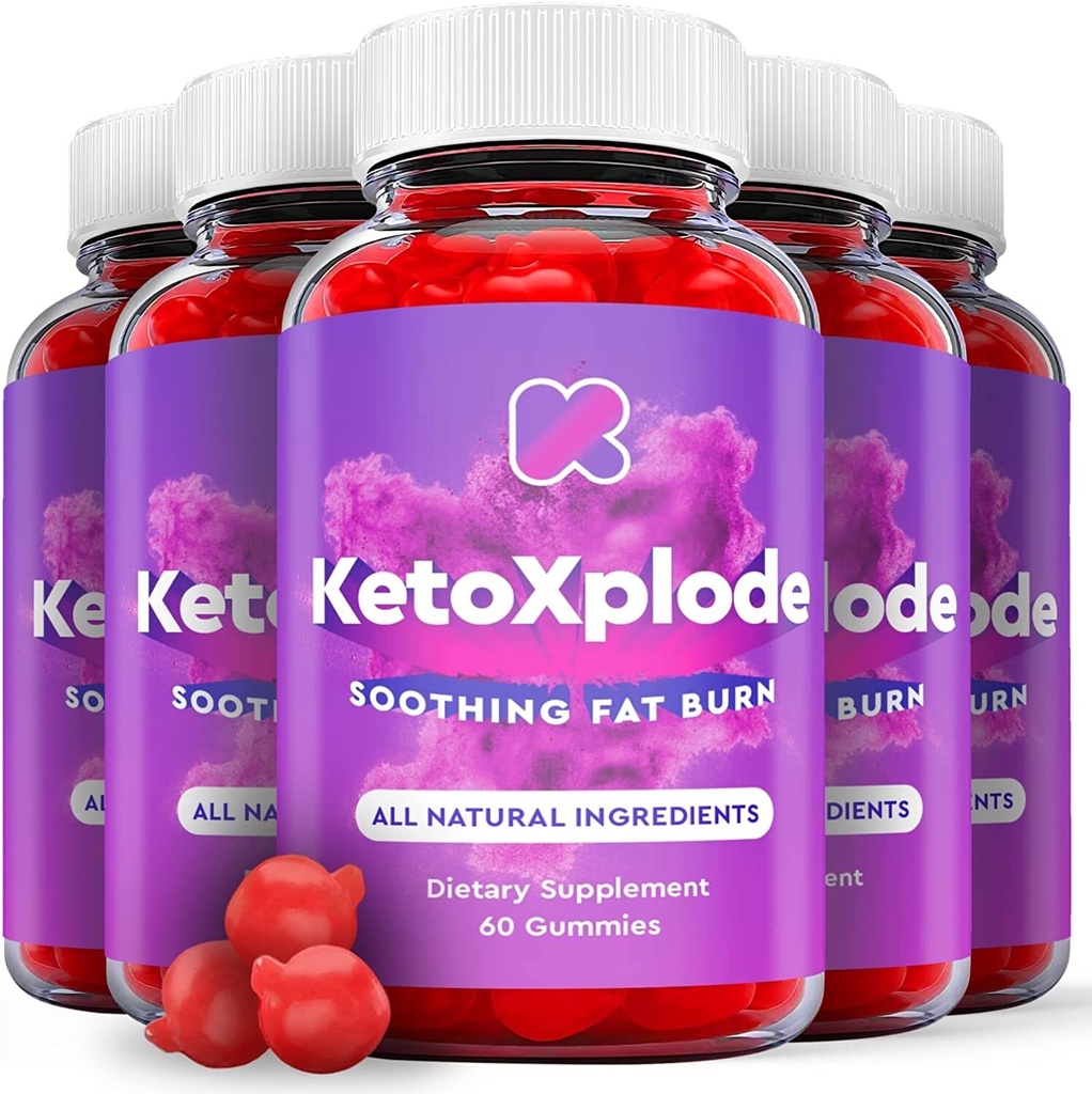 KetoXplode Gummies - KetoXplode ACV Keto Gummies Weight Loss-300 Gums (5 Pack)