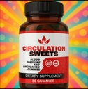 Circulation Sweets Gummies - Energy, Blood Pressure & Nerve Support, 1 Jar