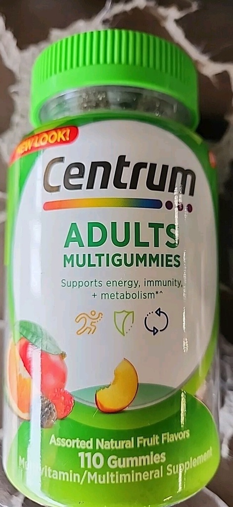 Centrum Adults Multivitamin/Multimineral Supplement-110 Gummies- Exp 09/25