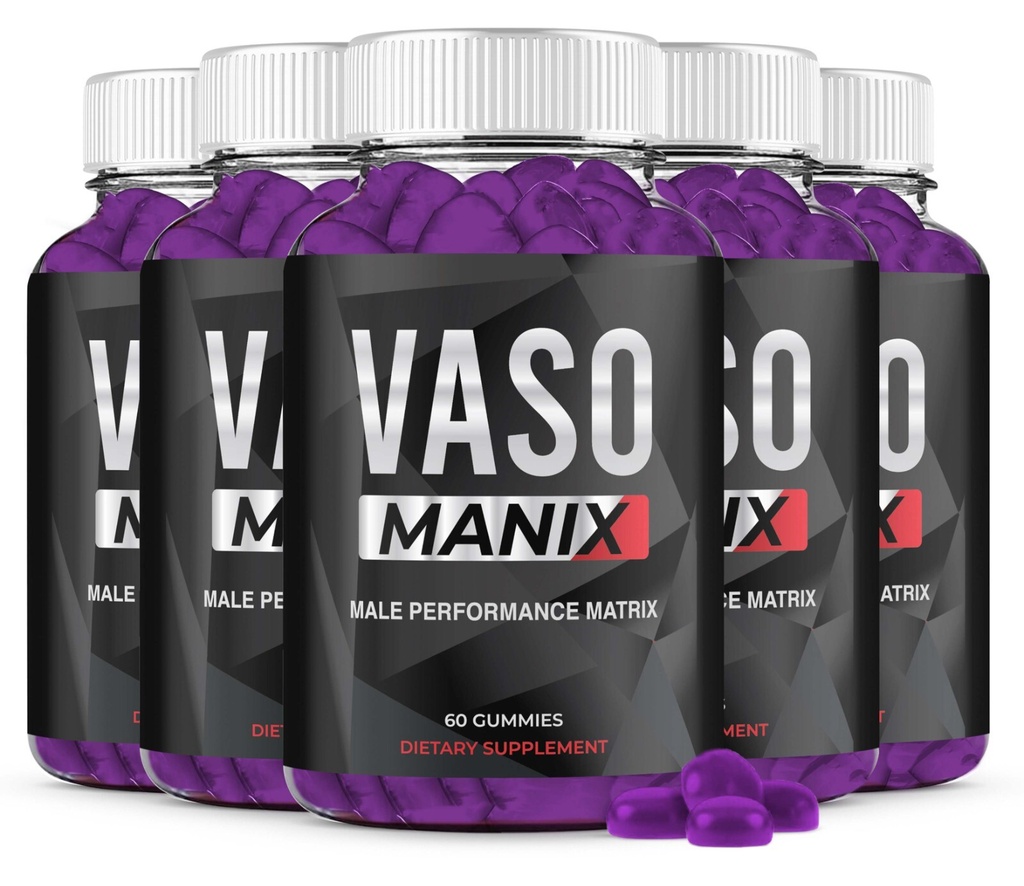 Vaso Manix - Support Energy, Vitality and Overall Wellness (5 Pack)