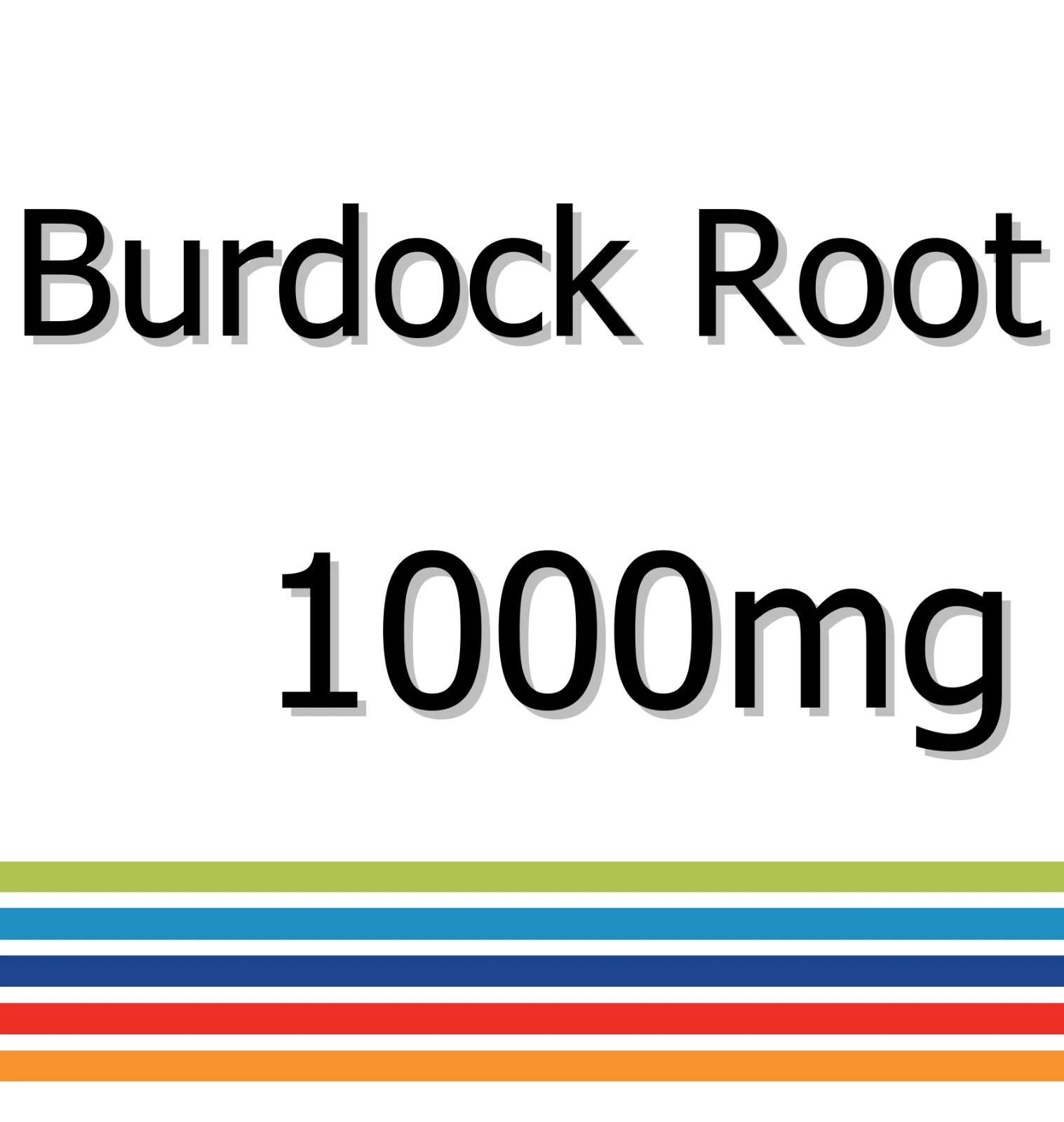 Burdock Root 1000mg x 60 Tablets - Detoxification Process