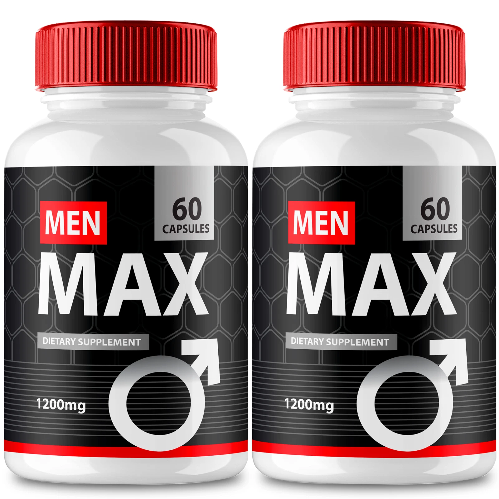 (2 Pack) Men Max Enhancement Pills, Performance & Drive Pills for Male Support