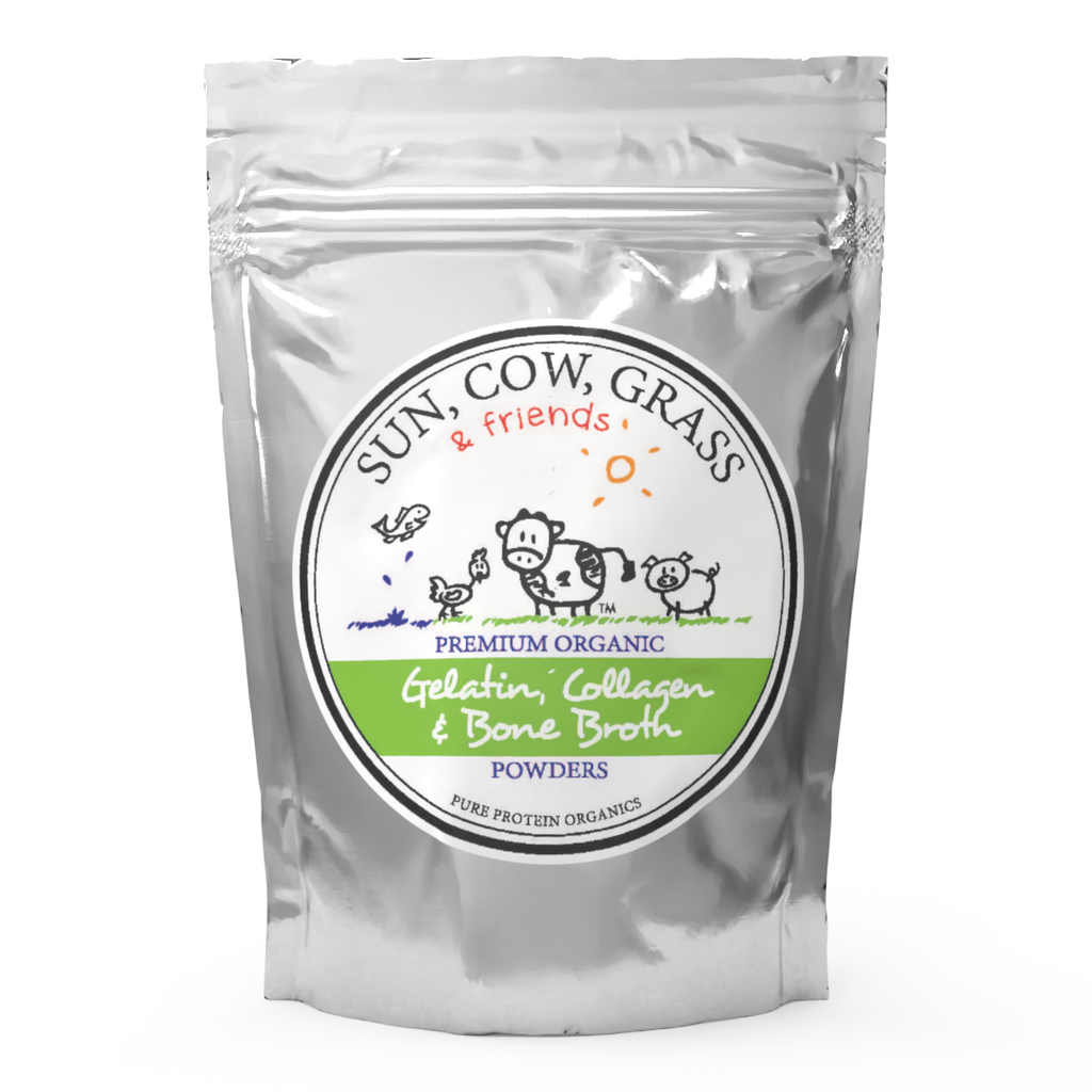 Chicken Bone Broth Collagen Powder - Pure & Organic - Free-Range (100g)