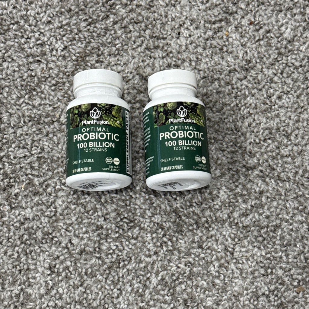 2 PlantFusion, Optimal Probiotic, 100 Billion CFU, 60 Vegan Capusules