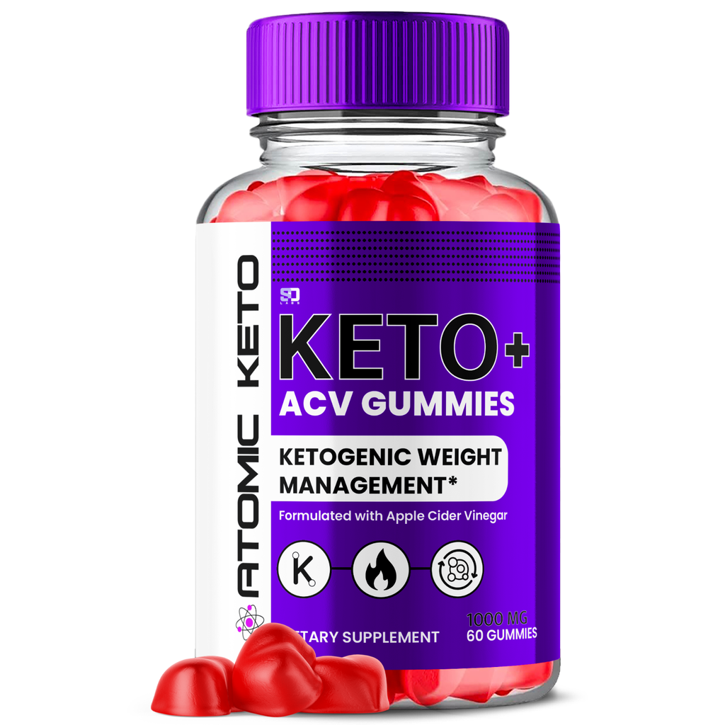 Atomic Keto Gummies, Atomic ACV Keto+ Weight Loss (60 Gummies)